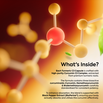 Turmeric C3 Capsules - Golden Ritual Reimagined.