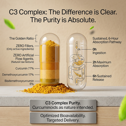 Turmeric C3 Capsules - Golden Ritual Reimagined.