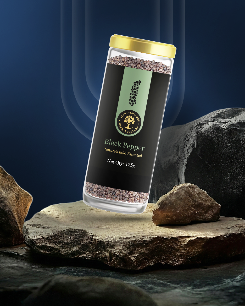 Black Pepper Corn Bottle