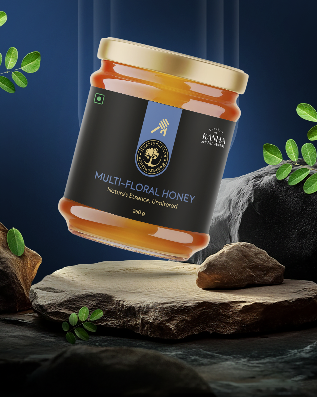Multi Floral Honey — Wild Himalayan Bloom, Raw & Whole · 260ml